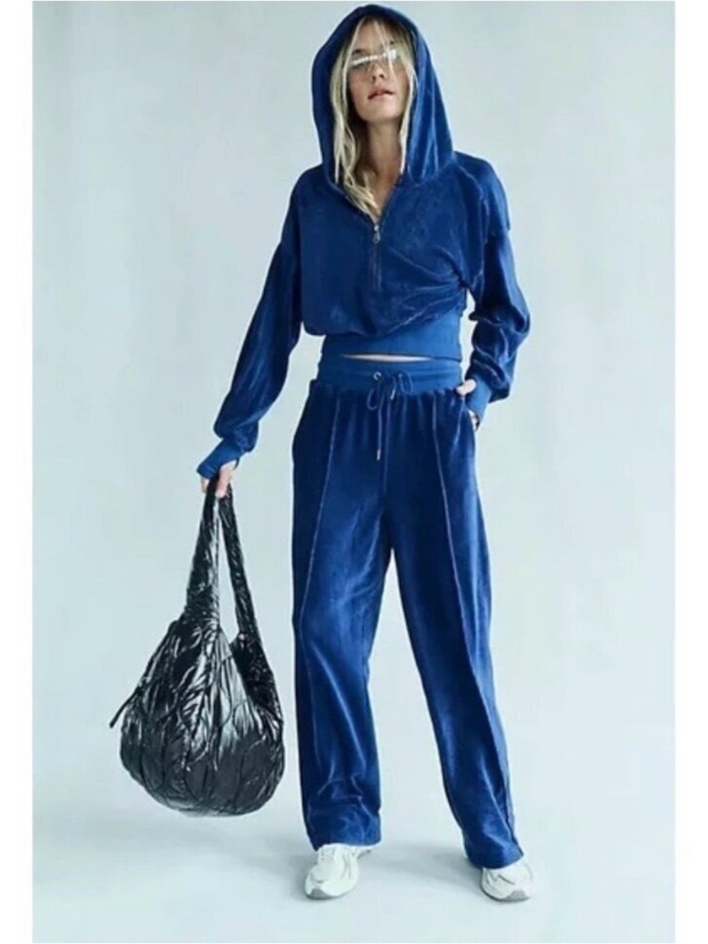 FP Movement by Free People Women’s Lets Volley Velour Hoodie